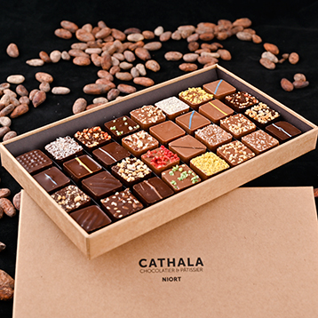 illustration pour le produit Coffret KRAFT  chocolats