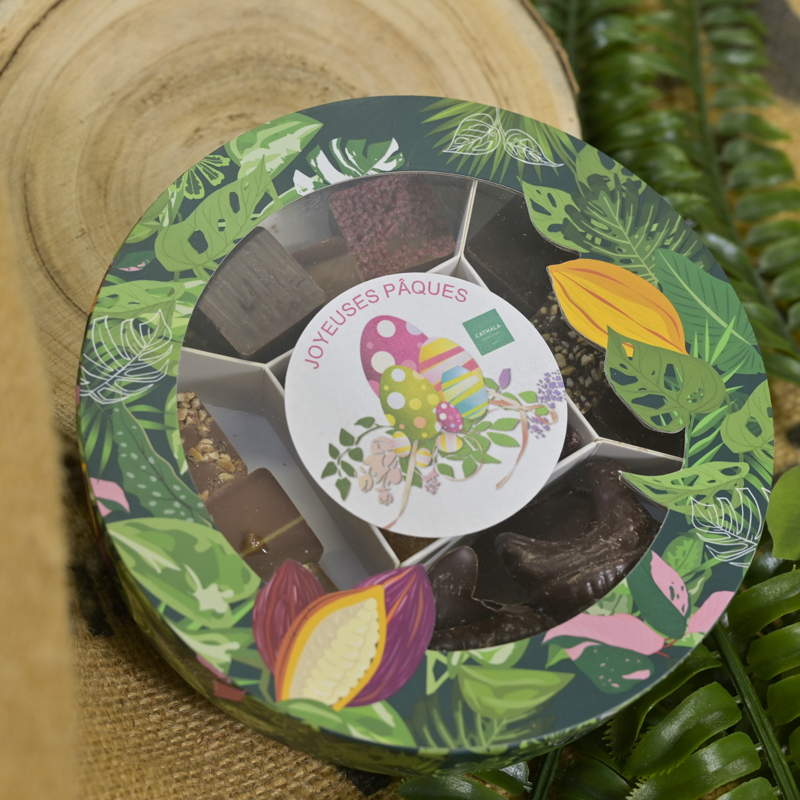 illustration pour le produit Pâques - Boîte ronde