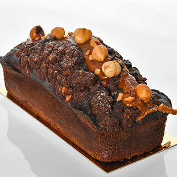 illustration pour le produit Cake chocolat noisette