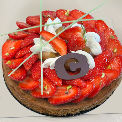 illustration pour le produit TARTE AUX FRAISES