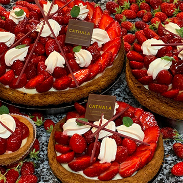 illustration pour le produit Tarte aux fraises